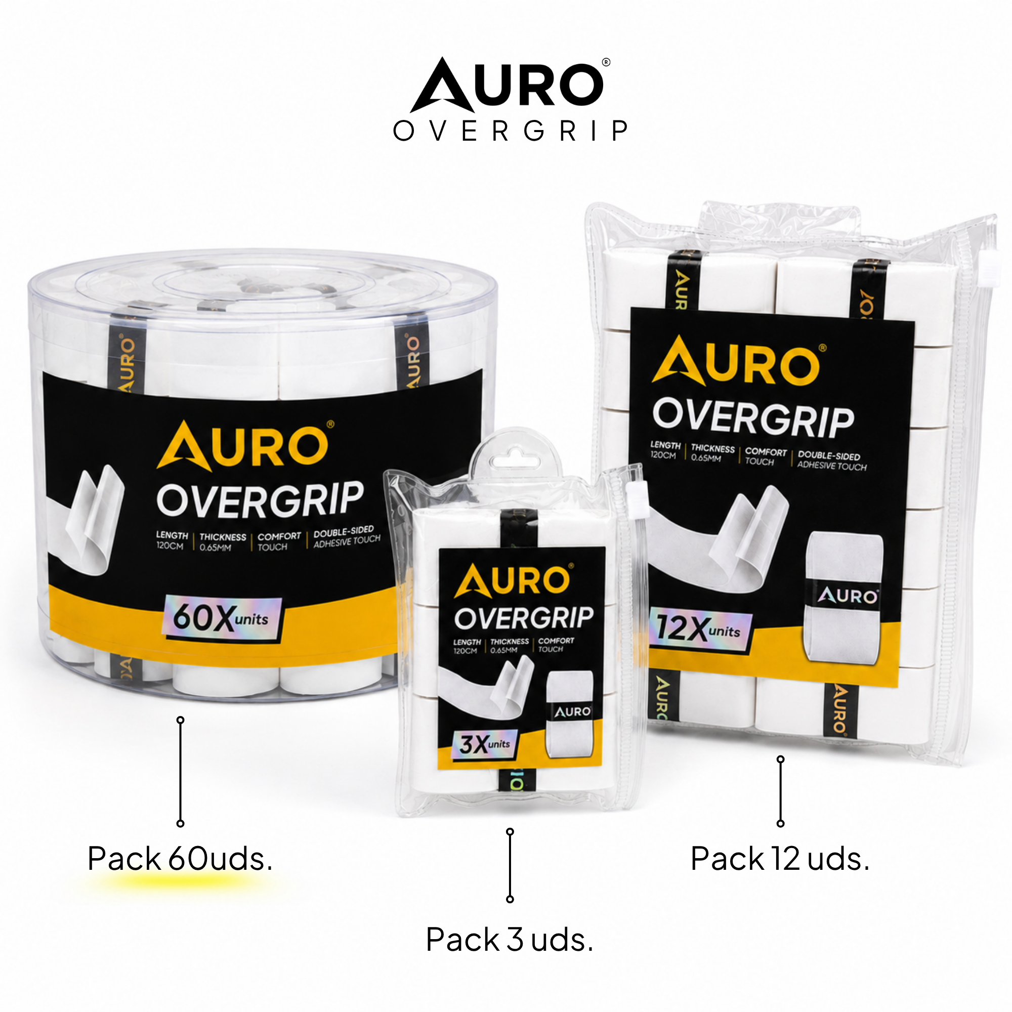 Auro Overgrip packs